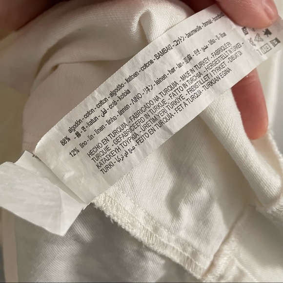 Zara Cotton Linen Blend Blouse - Picture 3 of 8